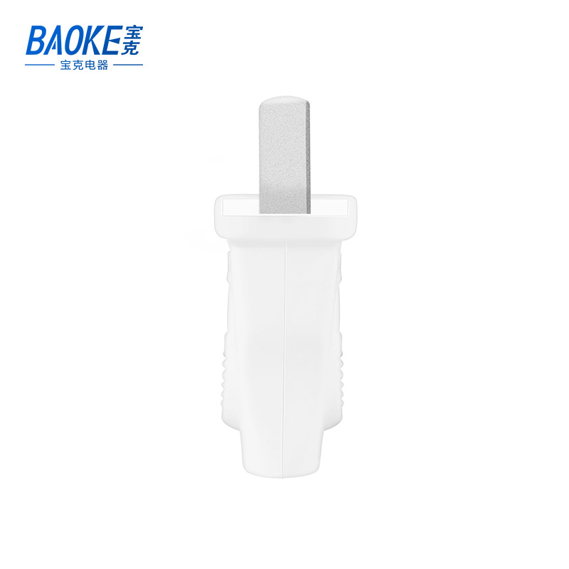 宝克(BAOKE)BKT-01 接线插头电源转换器插座插头 10A单相两级可拆线插头 白色 6个/组 1组高清大图