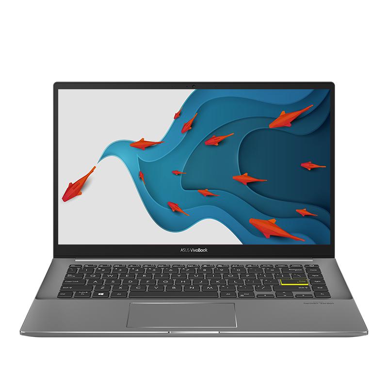 华硕(ASUS)M4600 14英寸轻薄笔记本电脑(R7-4700 16G 512G 金属)耀夜黑
