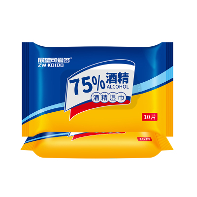 展望可爱多酒精湿巾10片启封*2包