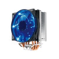 超频三（PCCOOLER）东海X4 多平台 CPU散热器 四热管 蓝光LED发光风扇 散热器