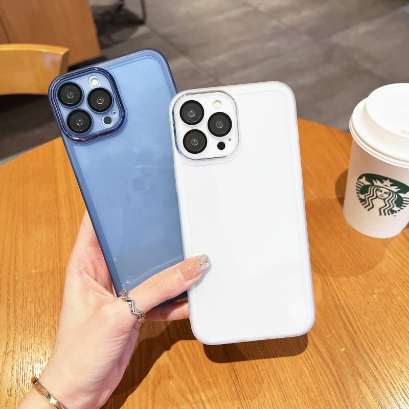 苹果15promax手机壳iphone15保护套透明气囊超薄防摔镜头全包冰晶超透