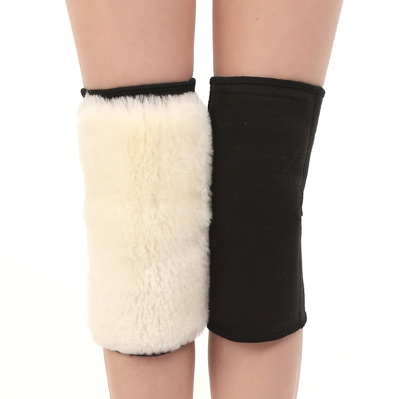羊毛护膝保暖老寒腿男女士秋冬季闪电客老人加厚羊绒膝盖关节防寒骑车