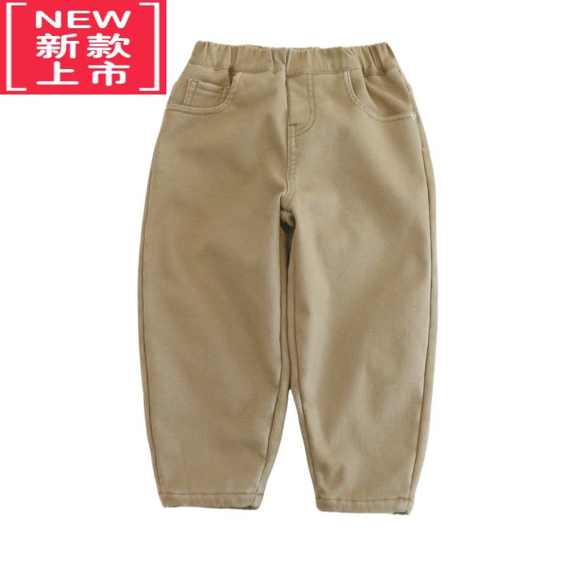 可莉允渺儿妈儿童加绒休闲裤2022新款冬季男童保暖一体绒裤子中大童长裤保暖裤图片