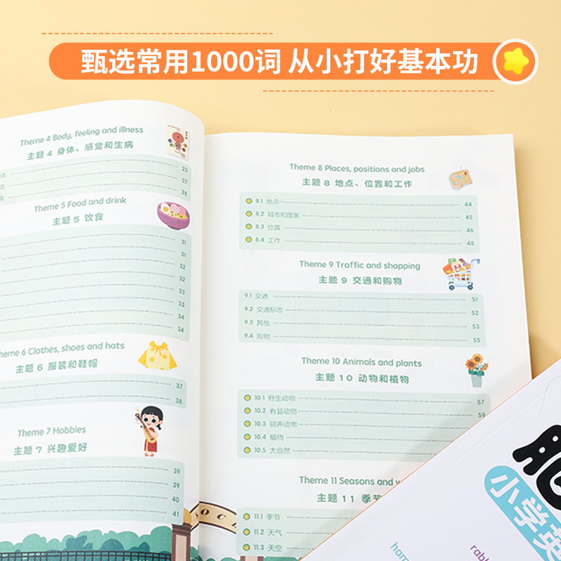 作业帮脑图秒记小学英语单词词汇大全汇总表小学生必背1000词速记小手册词典书三4四5五六6年级词汇语法天天练单词知识大全