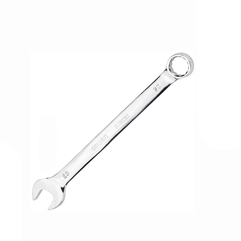 得力工具 DL130025 镜面两用扳手(银) 25mm(单位:把)高清大图
