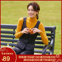 【券后价89】高梵GOLDFARM冬季轻薄羽绒服女士短款修身显瘦塑身保暖托胸羽绒马甲