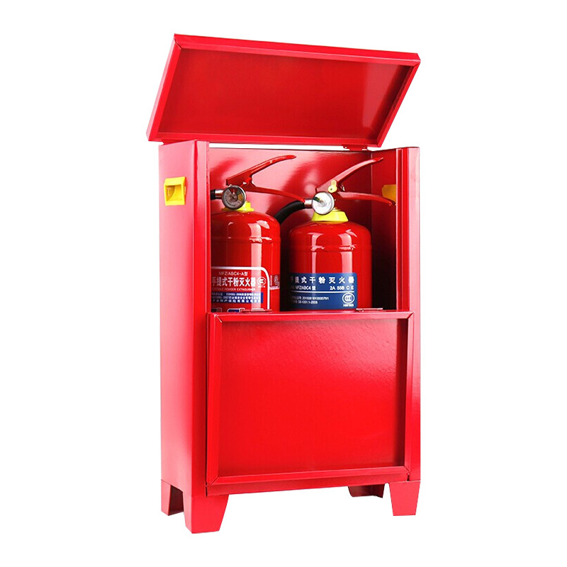 尔迈4*2灭火器箱 碳钢材质 可装2具4kg干粉灭火器 1台报价_参数_图片
