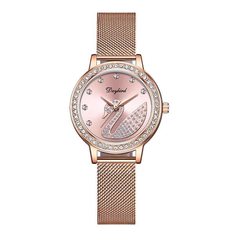 daybird小天鹅手表女时尚简约气质防水轻奢小众女士手表ins风参数