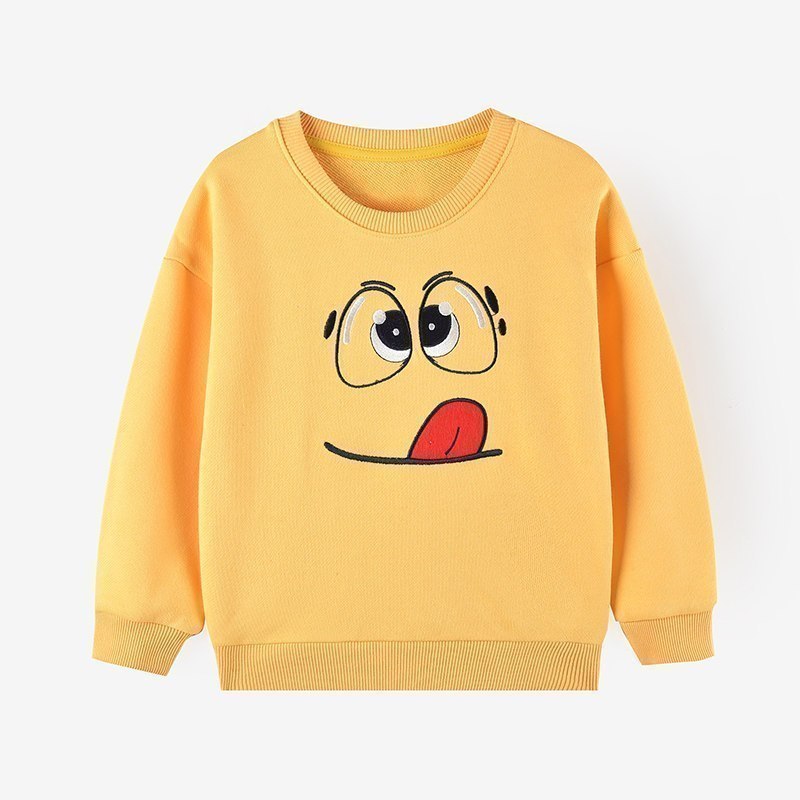 95元】铅笔俱乐部童装2022春秋男童卫衣纯棉圆领儿童长袖t恤上衣卡通