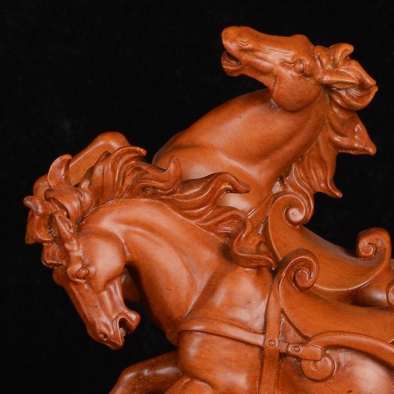 家柏饰(CORATED)财源滚滚马摆件 马马拖元宝公司前台摆件开业礼品高清大图