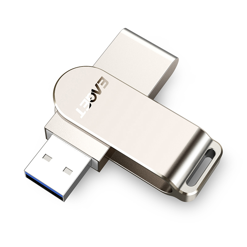 忆捷(Eaget) F60 USB3.0 U盘 高速全金属360度旋转车载优盘 128GB高清大图