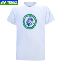 尤尼克斯(YONEX)2019年新款羽毛球服苏迪曼杯纪念服文化衫男女运动 男YOB19112CR-011-白色 XXL