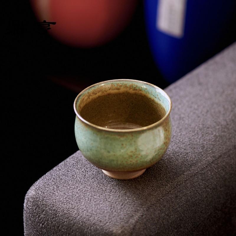 鼎亨 景德镇陶瓷禅意功夫茶具茶杯 手工窑变主人杯品茗杯个人杯