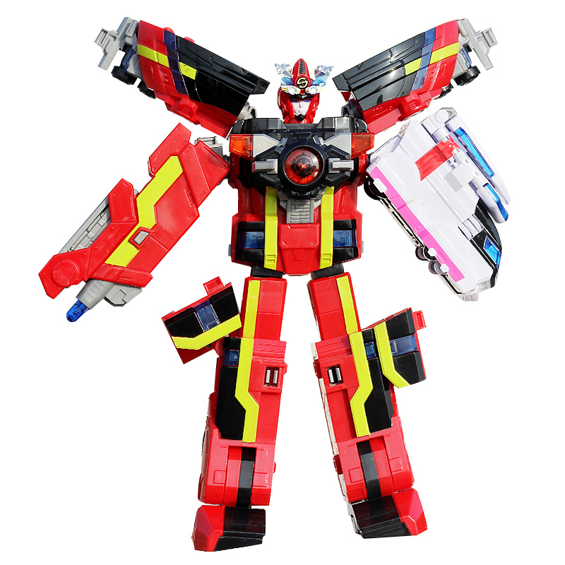 巨神战击队3爆裂旋天豪华太阳冲锋战击王套装变形合体机器人玩具2