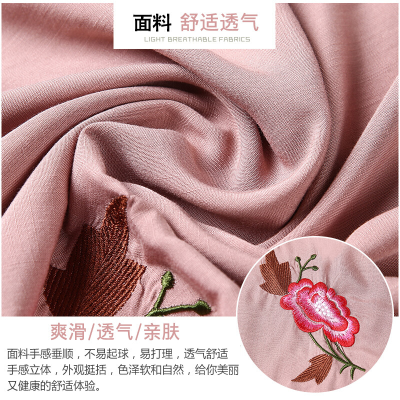 中老年女装夏装棉麻两件套40-50岁妈妈装民族风短袖T恤套装奶奶装