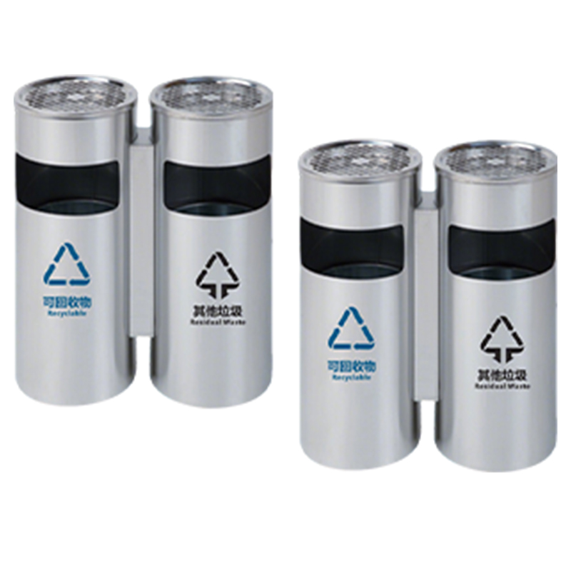 为未来 不锈钢垃圾桶 52*25*61cm 个高清大图