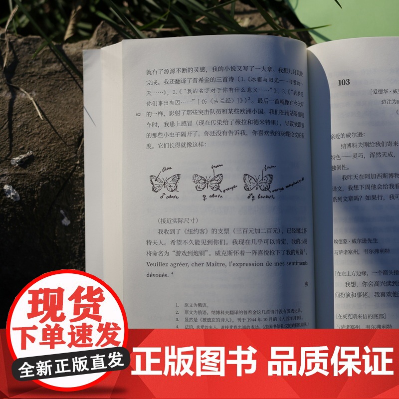 亲爱的邦尼,亲爱的沃洛佳 [美]弗拉基米尔·纳博科夫 埃德蒙·威尔逊 著 刘佳林 译 揭秘纳博科夫一生故事的珍贵信件 上高清大图