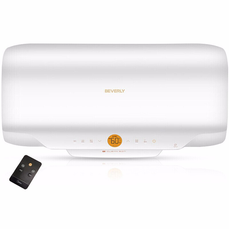美的(Midea)高端定制电热水器5000W速热18倍增容遥控热水器F40-50FT3(HEY)