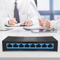 TP-LINK TL-SG1008M 家用8口千兆高速网络交换机网线分线器集线分流网口转换器监控办公电脑上网