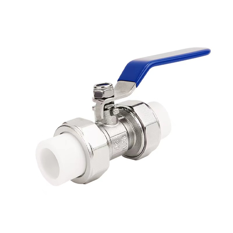 盛京联硕 PPR双活接球阀PPR25(6分) 个高清大图