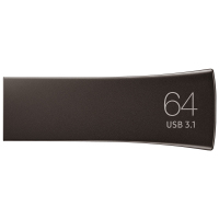 三星(SAMSUNG)USB 3.1 金属外壳 闪存盘 高速U盘 64G 传输速度300MB/s 深空灰