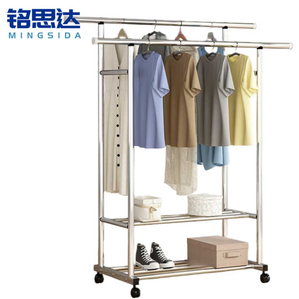 铭 思达 晾 衣 杆 晾衣架晾衣架可伸缩晾衣架高清大图