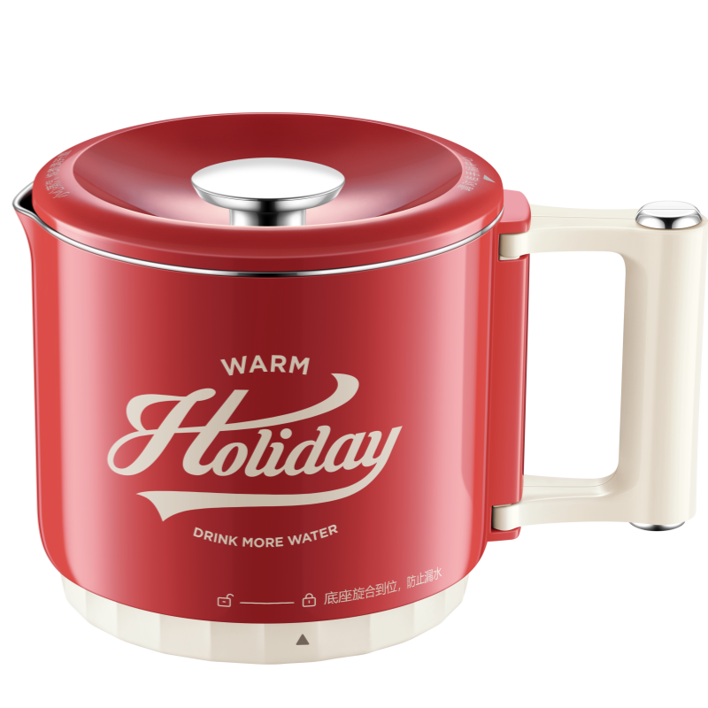 苏泊尔多功能防干烧不锈钢电水壶1.1L小容量底盘加 SW-08S02A高清大图