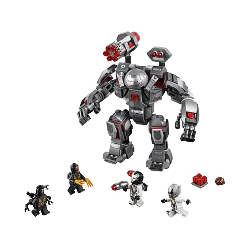 LEGO乐高 复仇者联盟大电影4系列 76124 战争机器重武装机甲 7岁+ 362颗粒