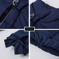 [2件1.5折价:59.9,分享商品可得券]美特斯邦威轻羽绒服女短款绑带保暖面包服潮商场款