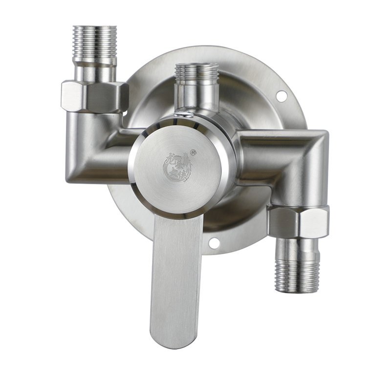 304不锈钢混水阀明装淋浴龙头冷热太阳能热水器水龙头明装混水阀