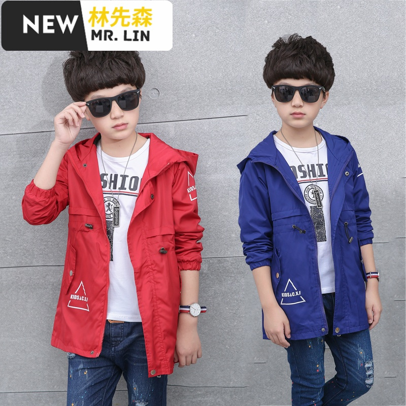 儿童风衣男装图片_双排扣过膝男装风衣