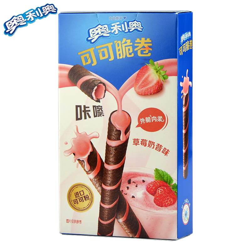 奥利奥可可脆卷草莓奶昔味50g