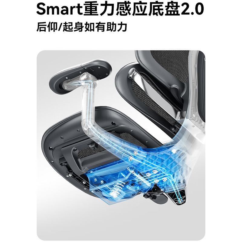 西昊 C300-Pro-V2-R101-JT 二代尊享款人体工学椅 [曜黑+脚踏] 电脑椅办公电竞老板高清大图