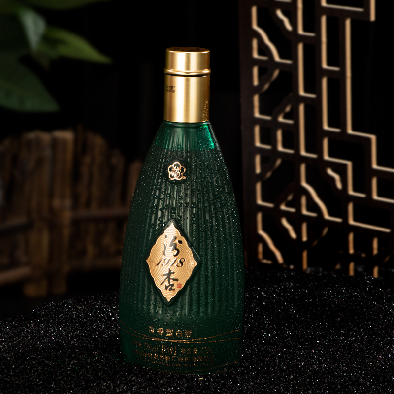 山西杏花村汾杏1918f1953度清香型白酒亚克力475ml2瓶赠礼袋