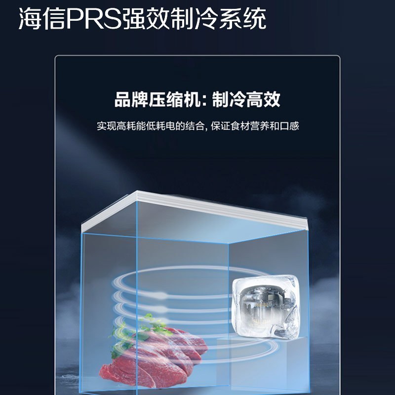 海信(Hisense)308升 冰柜商用冷藏冷冻柜 雪糕柜冷柜(珍珠白)BD/BC-308NU/A