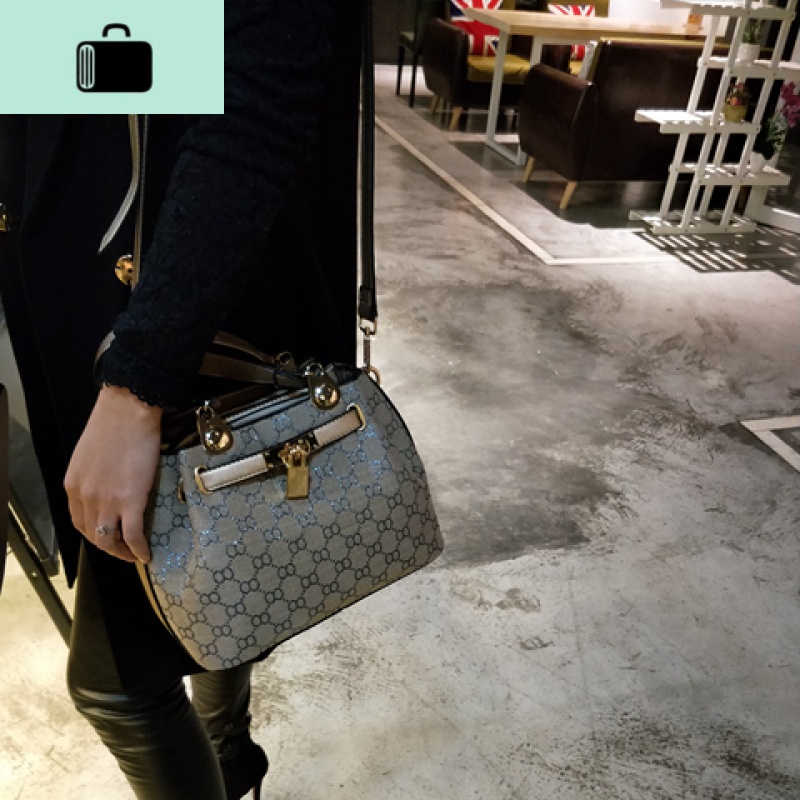 【广州品质】包包女新款韩版凯莉包百搭时尚手提包斜挎包女包包NEWLAKE_618高清大图