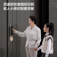 TCL 智能锁 指纹锁C10R Pro家用防盗门密码锁一握开智能门锁电子门锁3D人脸分布式猫眼锁十大开锁方式