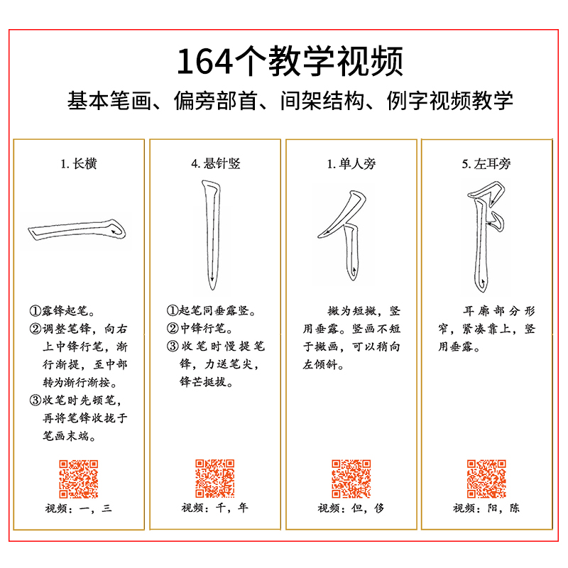[正版]字帖 欧阳询九成宫醴泉铭楷书入门视频教程成人初学者入门毛笔字练字帖临摹原碑原帖书法练习字帖高清大图