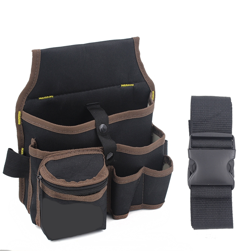 工具腰包帆布加厚阿斯卡利工具袋多功能小号挂包收纳电工工具包
