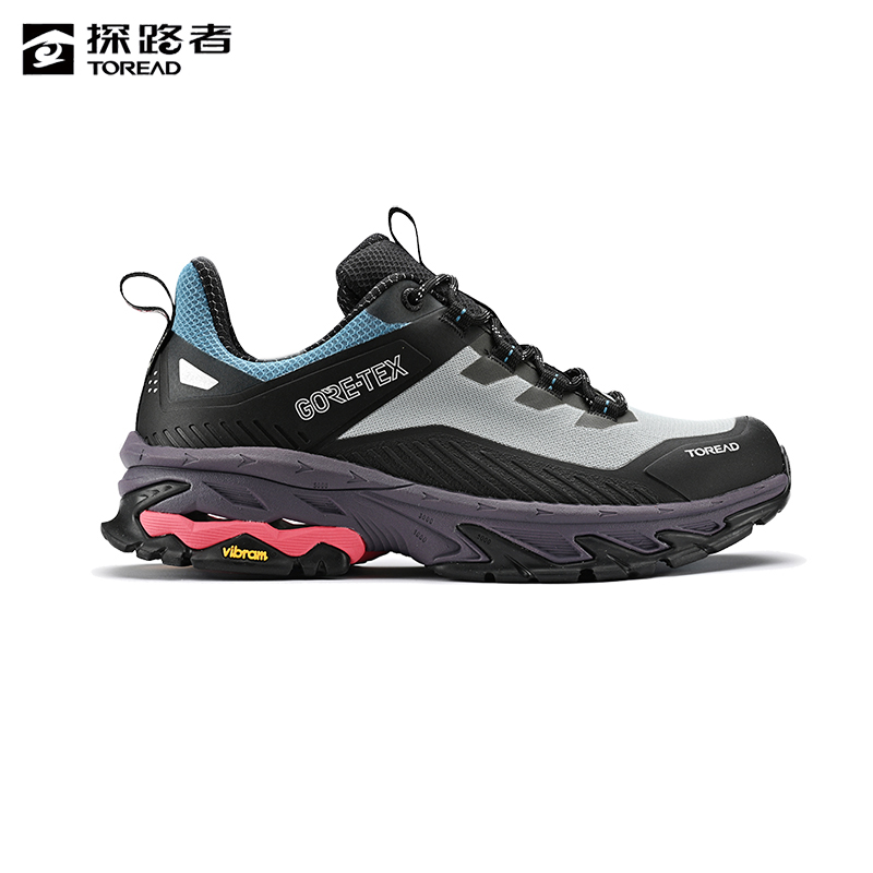 探路者 女式防水徒步鞋 TFAAAM92204/双高清大图