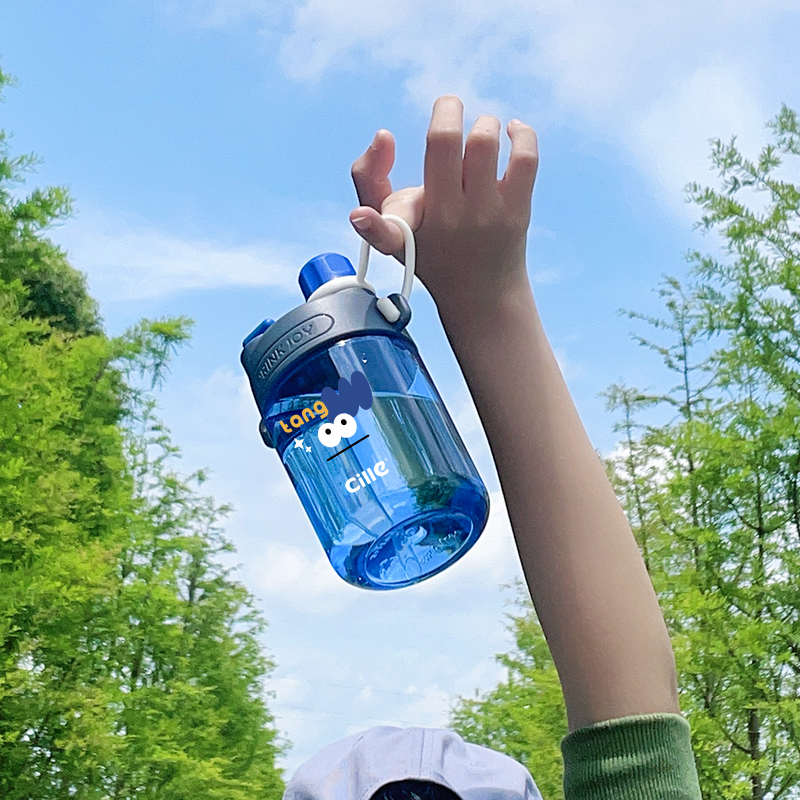 希乐Cille夏季高颜值果汁杯男女时尚塑料杯学生户外运动吸管杯高清大图