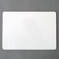 托福gre家考小白板桌面写字板挂式记事板家用教学可擦写A4留言板 双白(送1笔1夹1擦) 15*21cm(A5)