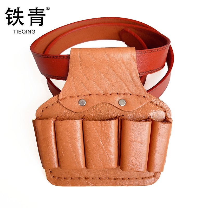 铁青牛皮拼接五联工具包WQ7 个高清大图