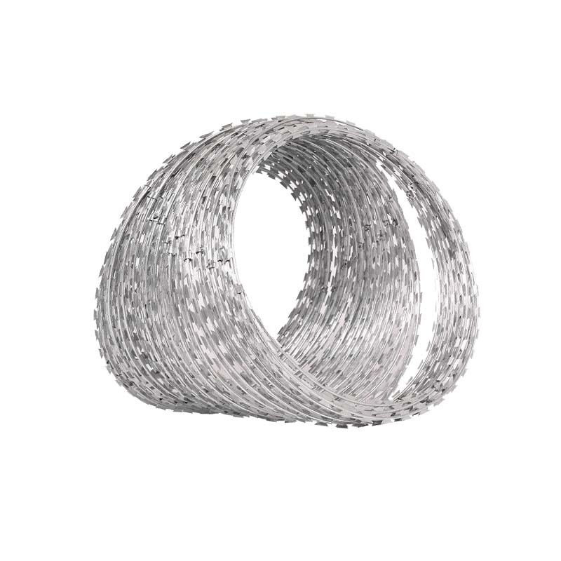 安虎 不锈钢刀片刺绳 圈径90cm长度10m 卷高清大图