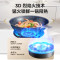 [政府补贴]美的燃气灶天然气双灶具家用5.2kW猛火聚能灶台嵌两用搪瓷易打理高能效灶节能灶JZT-Q529L-W 白色款