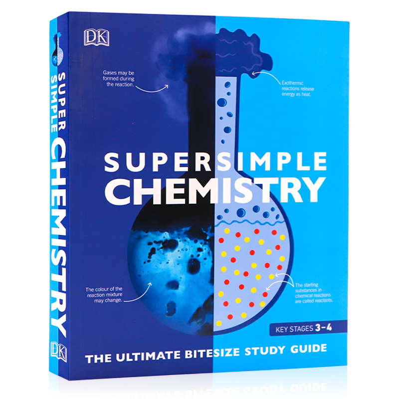 [正版]DK化学研究指南 英文原版 Super Simple Chemistry 儿童英语科普百科读物 青少年课外插高清大图