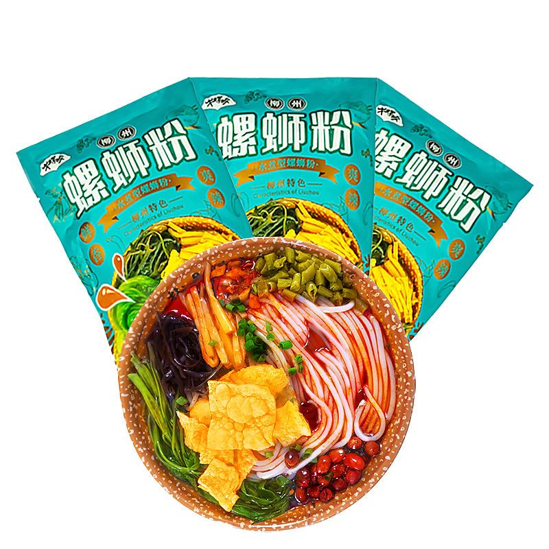 柳州螺丝粉袋装正宗螺蛳粉300g酸辣粉特产牛螺哥袋装一整箱批发螺蛳粉