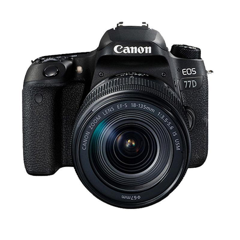 佳能(Canon)EOS 77D(18-135 镜头)数码相机单反单镜头套装机 中端单反 有效像素约2420万高清大图