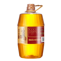 胡姬花古法小榨花生油4L/桶一级压榨家庭烹饪炒菜拌馅食用油