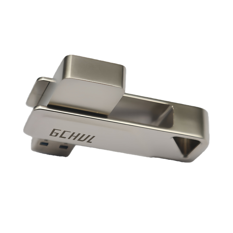 杰储(GCHUL) U100 深海系列 512G USB3.2 超高速固态闪存U盘/优盘 (单位:个) 银色高清大图